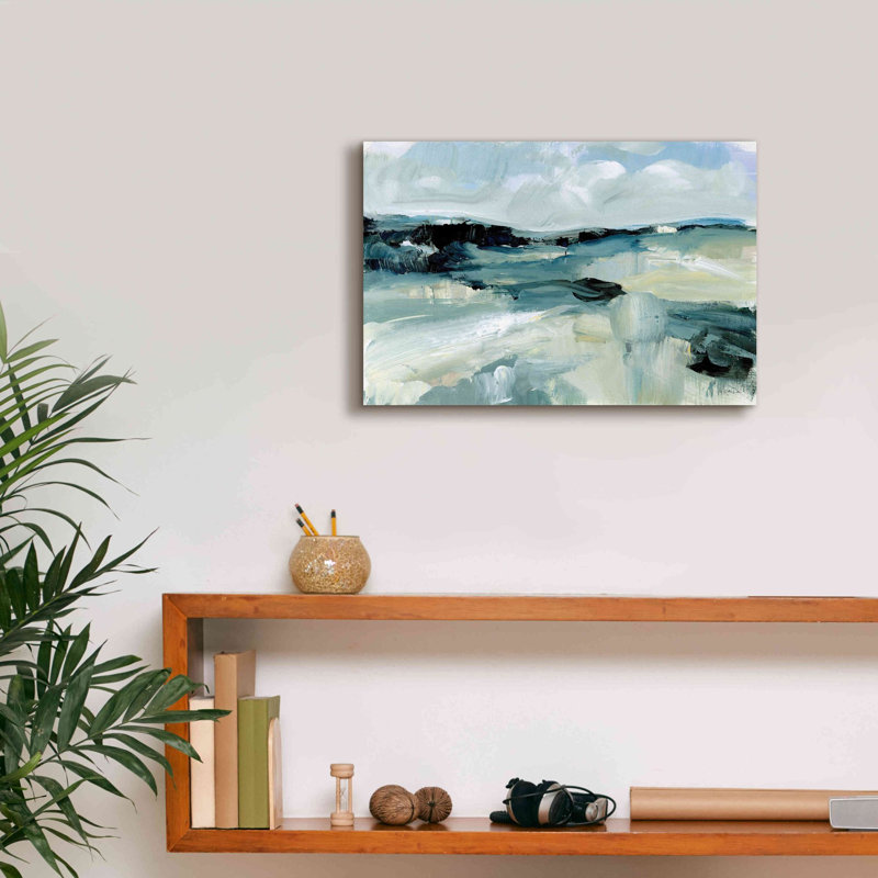 «Windswept Landscape» par Katrina Pete, estampe numérique sur toile, H 12 po x l 18 po x P 0,75 po