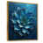 Toile avec cadre flottant or