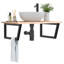Britteney 80cm Solid Wood Bathroom Vanity Top-278613561