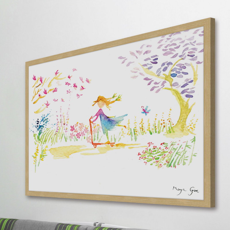 Maya Gur - Single Picture Frame Painting, 41cm H x 61cm W x 3.81cm D