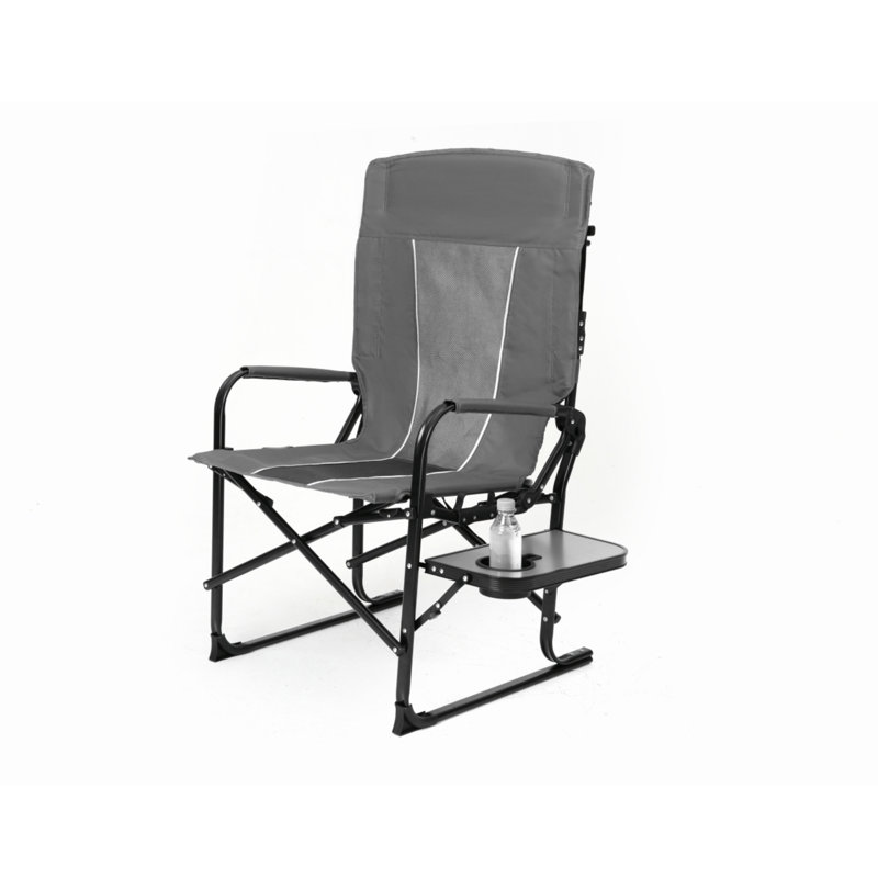 Chaise pliante portative de camping, Gris