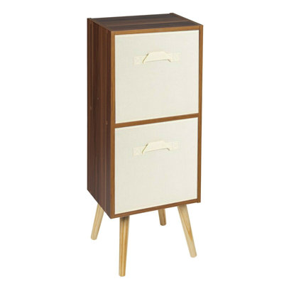Melvyn 75cm H x 30cm W Wood Cube Bookcase