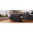 54Inch Large Kitchen Island With Rubber Wood Drop Leaf, Embossed Texture Rolling Kitchen Cart On 4 Wheels With 4 Doors And 3 Drawers, Kitchen Island With Storage For Kitchen, Dining Room,Black-129490315