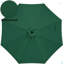 Parasol de marché extérieur 9 pi avec bouton inclinable, manivelle et 8 nervures robustes pour le jardin-111023790