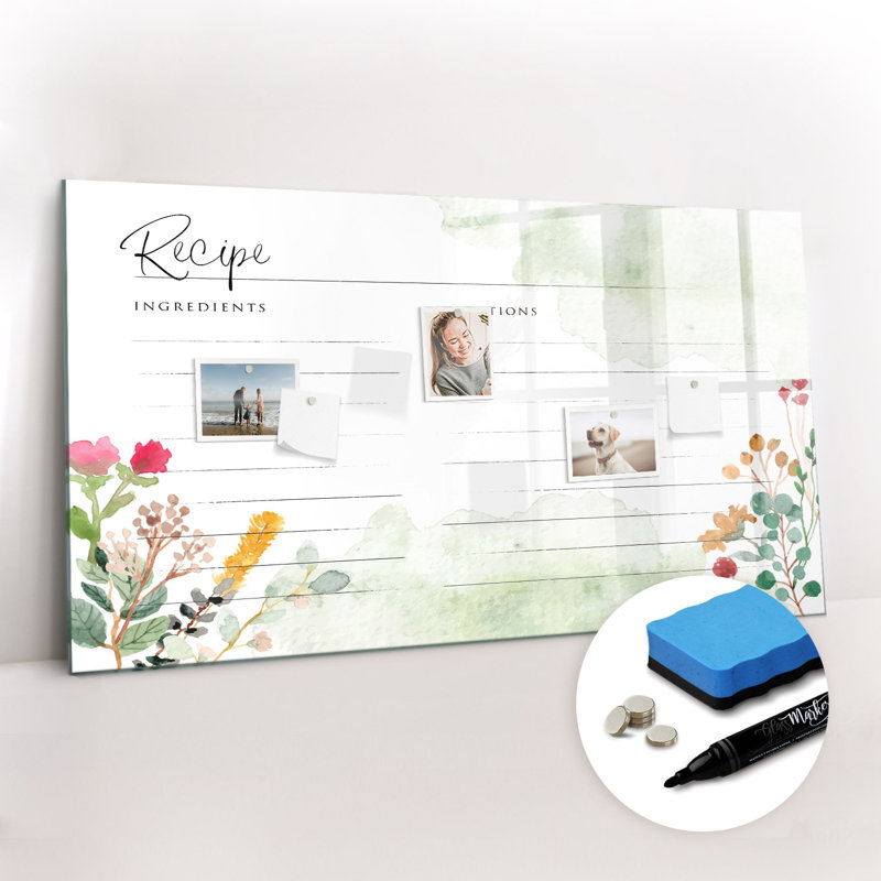 Magnetic Glass Dry Erase Board