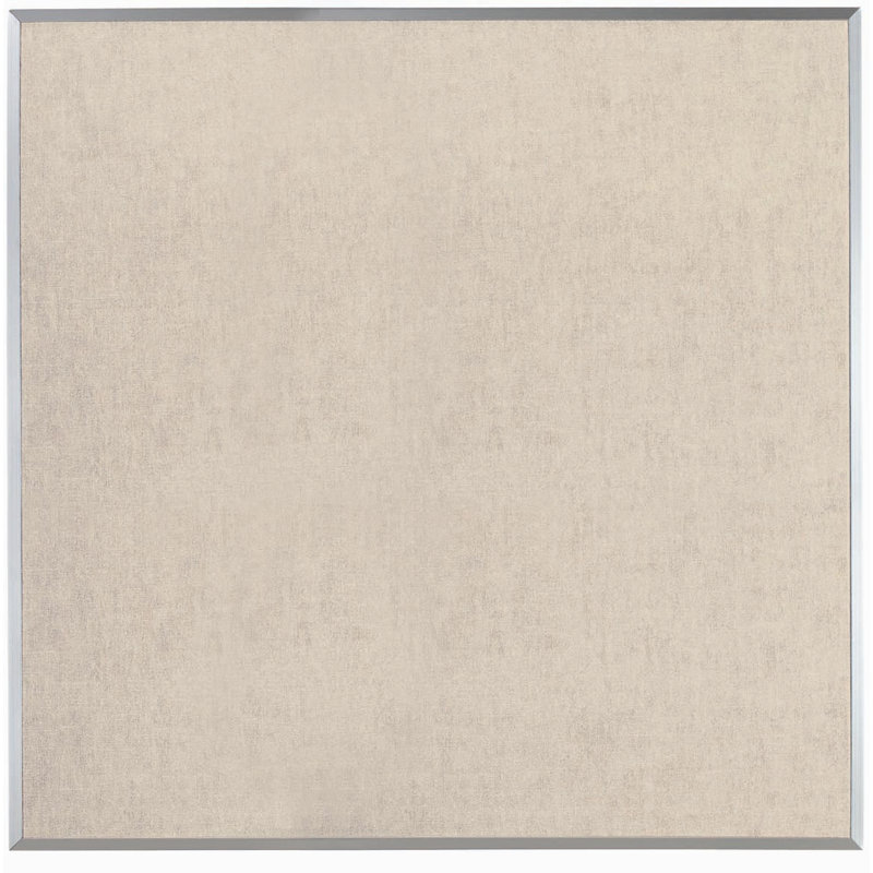Tableau d'affichage mural en toile de jute, 48 po x 48 po, Beige
