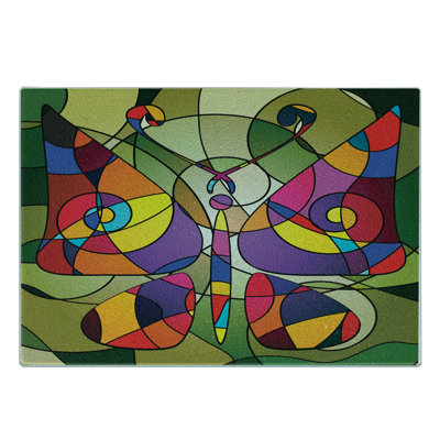 East Urban Home Glass Christam Cutting Board