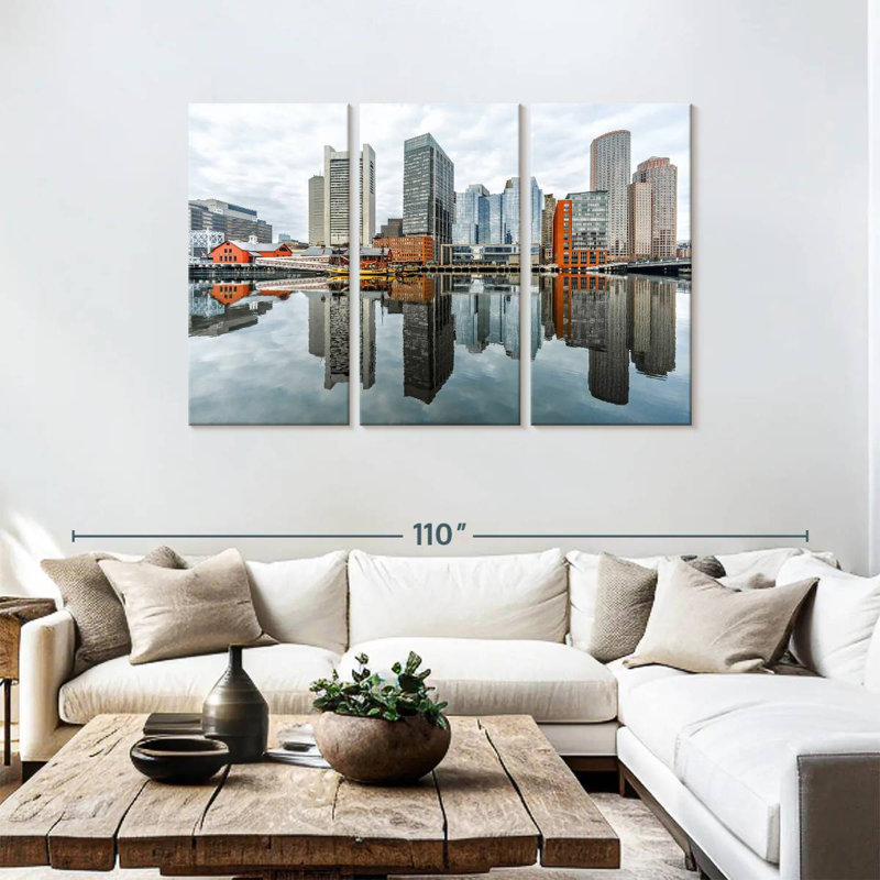 Nicci Boston Harbor View, 48" H x 74" W