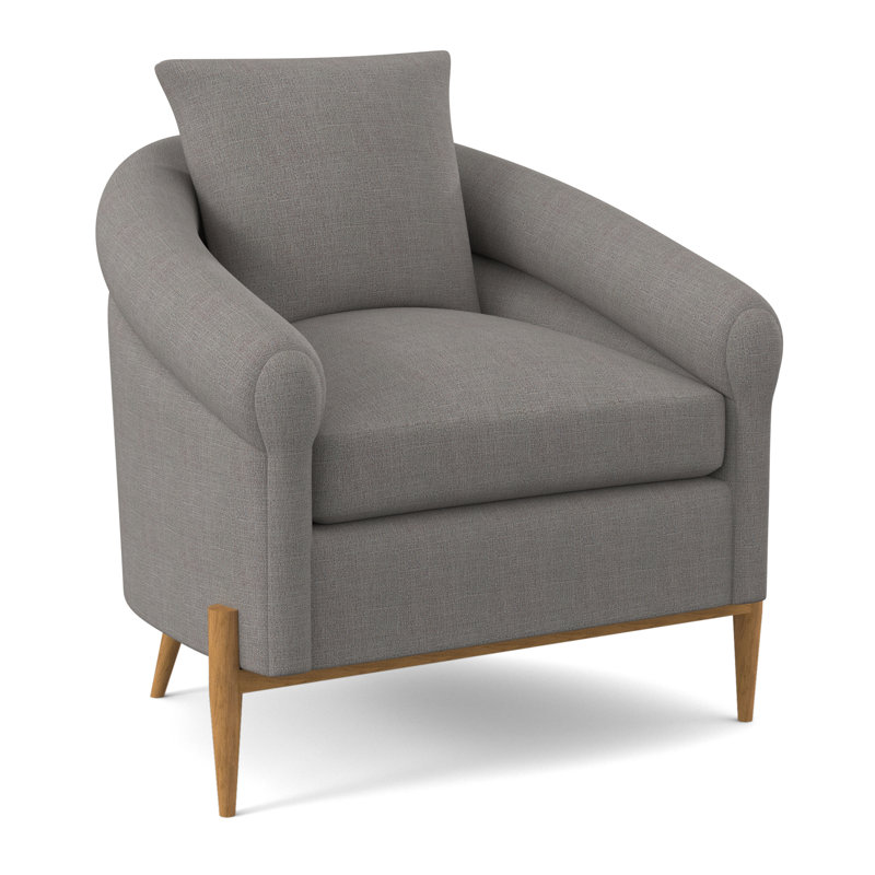 Jaxson Upholstered Armchair, Amber, Kinsley Sky Viscose