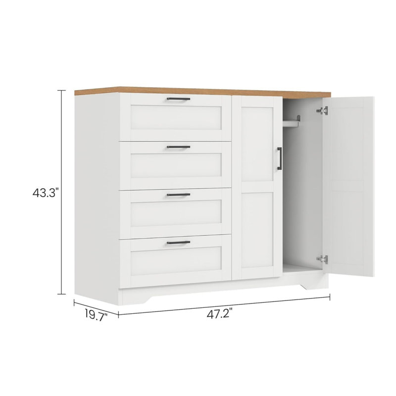 Manufactured Wood Wardrobe