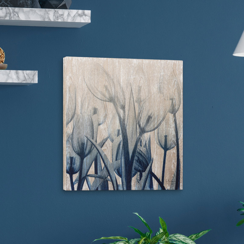 Impression d’art graphique sur bois « Spring Bloom B » par June Erica vess