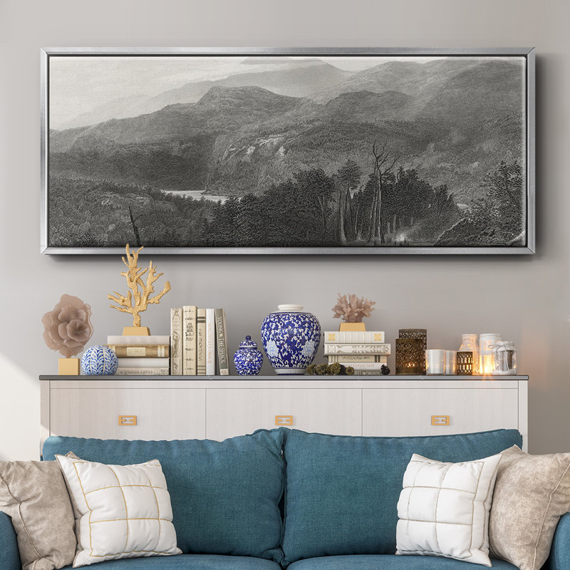 The Smoky Mountains - Toile encadrée, H 8 po x l 20 po