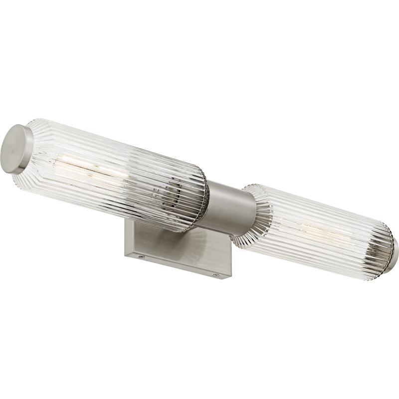 Hawes 2-Light  Bath Light, Brushed Nickel