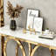 Console moderne et luxueuse en acier inoxydable-1417830078