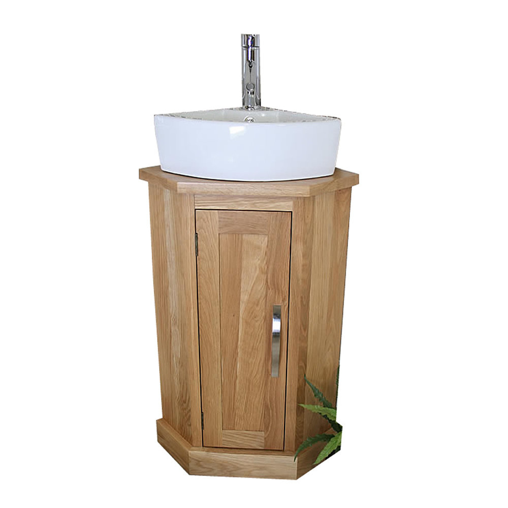 Karlie 390mm Single Bathroom Vanity with Vessel Ceramic Basin