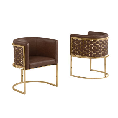 Teddy Boucle Fabric Side Chairs With Chrome Frame