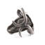 Western Frontier Pewter Steer Head Napkin Ring
