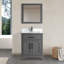 Ensemble de meuble-lavabo simple 30 po avec miroir Phoenix-92840981-265073935
