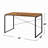 Solid Wood Top Rectangular Writing Desk