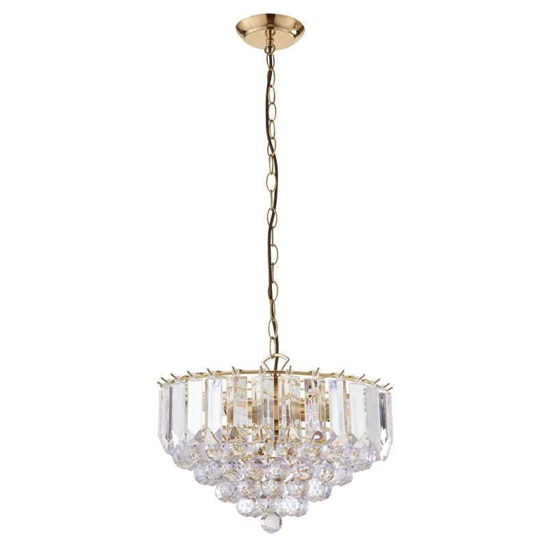 Kacey 3 - Light Crystal Chandelier