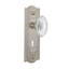 Meadows Plate with Decorative Keyhole and Crystal Victorian Knob-201126346-201126343