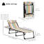 Ensemble de 2 chaises longues pliantes, chaise de bronzage de patio, chaise longue d'extérieur avec dossier inclinable à 4 positions, siège en filet respirant pour plage, bord de piscine, rayures arc-en-ciel-1797589247