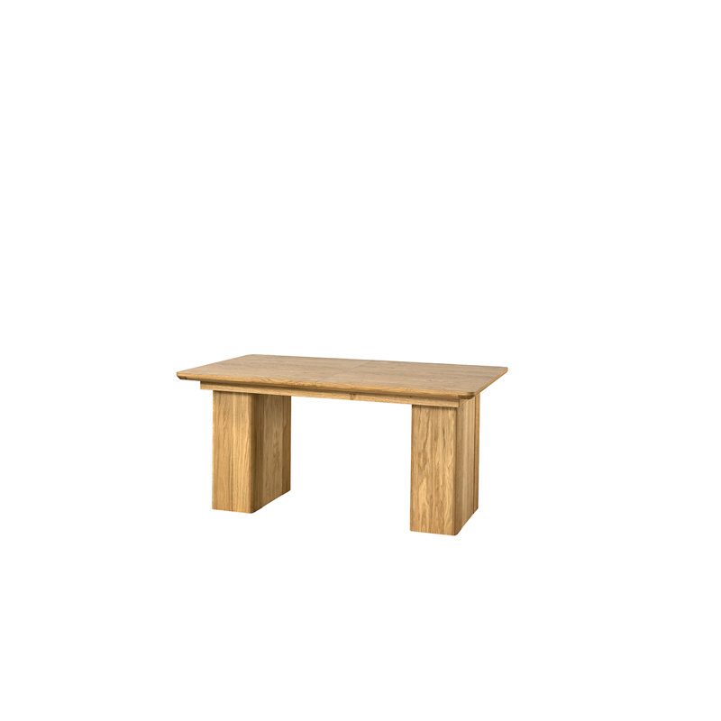Bethzabeth Extendable Oak Solid Wood Base Dining Table