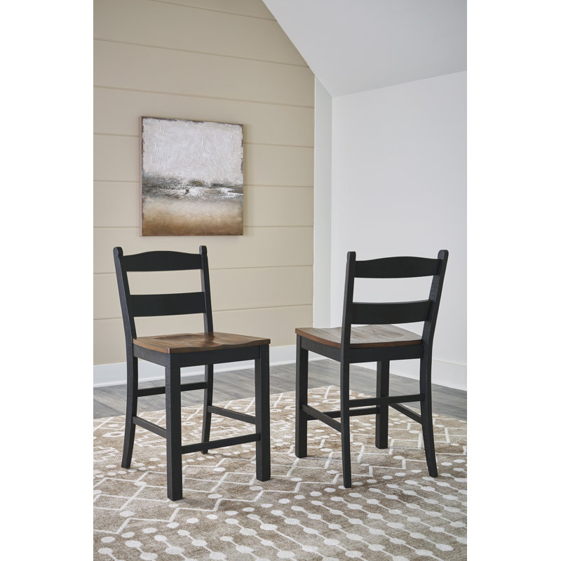 Valebeck Counter Height Dining Table and 4 Barstools