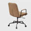 Chaise de bureau pivotante en rhum