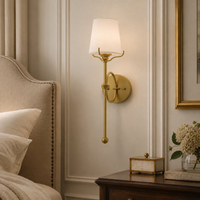 Backler Gold Wall Sconce