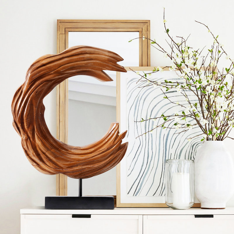 Teak Sculpture Oceanic Decoration