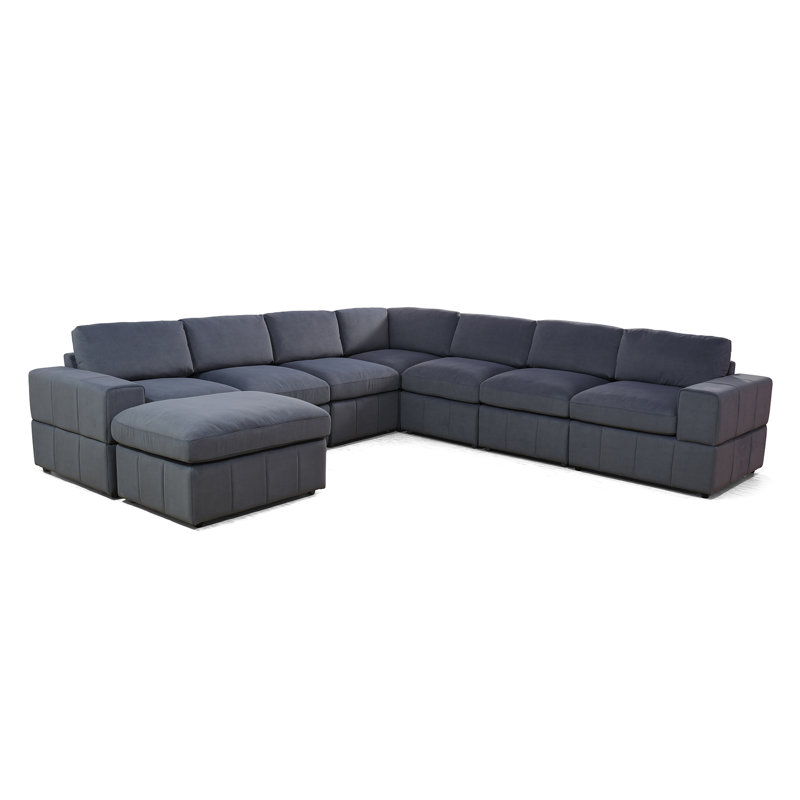 Canapé modulaire en coin 8 pièces Rayiona