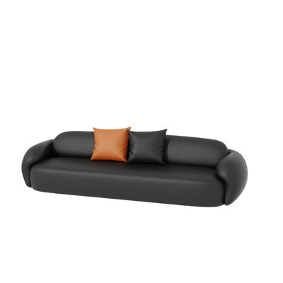 Straight row simple sofa