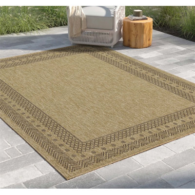 Earth Jute/Mocha Indoor/Outdoor Area Rug