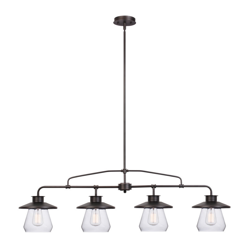 Benee 4 - Light Matte Black Kitchen Island Pendant