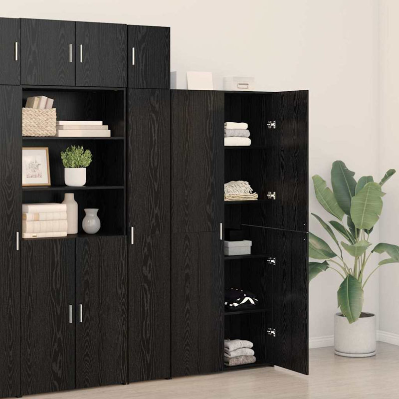 Highboard, Black Oak