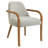 21"W Upholstered Dining Chair with Solid Back