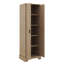 Armoire de rangement à 2 portes pour salle de bain, bureau, tablettes réglables, panneau de fibres à densité moyenne imperméable, conception anti-basculement, assemblage facile-291921823