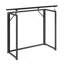 31,5 po Bureau pliant pour petits espaces, aucun assemblage requis, noir