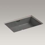 Kathryn® Vitreous China Rectangular Undermount Bathroom Sink and Overflow