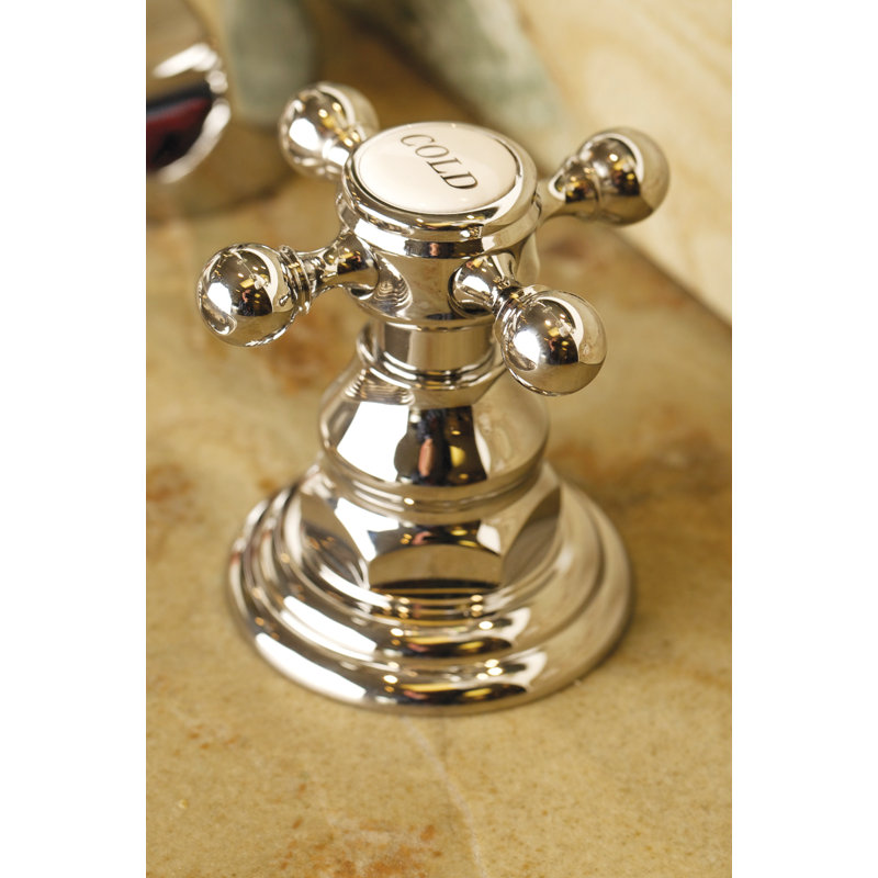Astor Widespread Bathroom Faucet with Drain Assembly, Polished Chrome