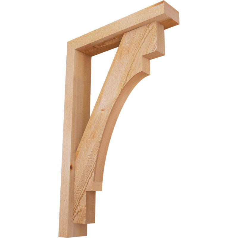 Support de scie brute avec bloc décalé, l 4 po x P 20 po x H 32 po, cèdre rouge de l'Ouest, 32 x 20