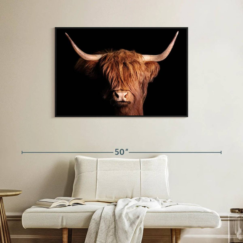 Brampt Scottish Highland Cow, 27" H x 40" W