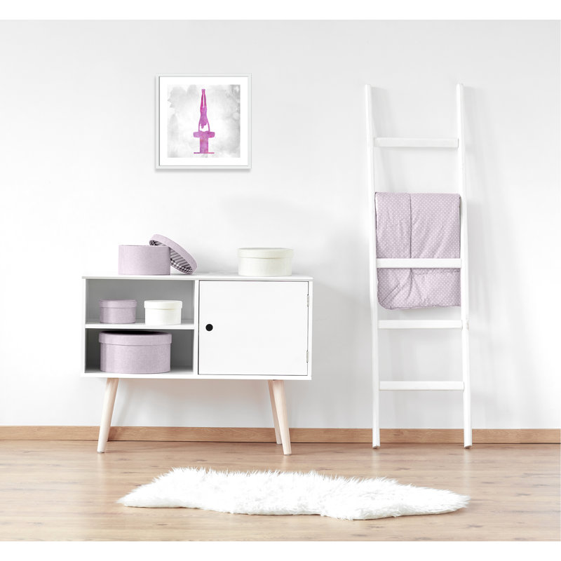 Gymnastique 1, H 23,5 po x l 23,5 po x P 1,19 po, Encadré de boîte blanc
