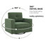 Fauteuil pivotant moderne capitonné Pivot pour salon-135970901