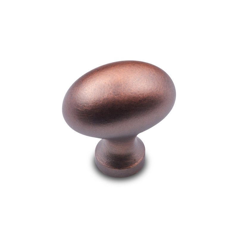 CK Series Oval Knob, Distressed Copper