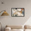 Décoration murale bohème multicolore colorée par Art Remedy, cadre noir, 31 x 21-417233784-417233789