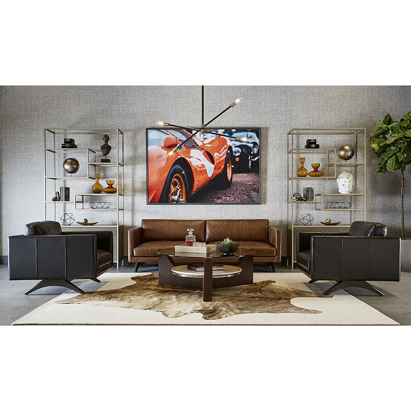 Rogers Leather Sofa