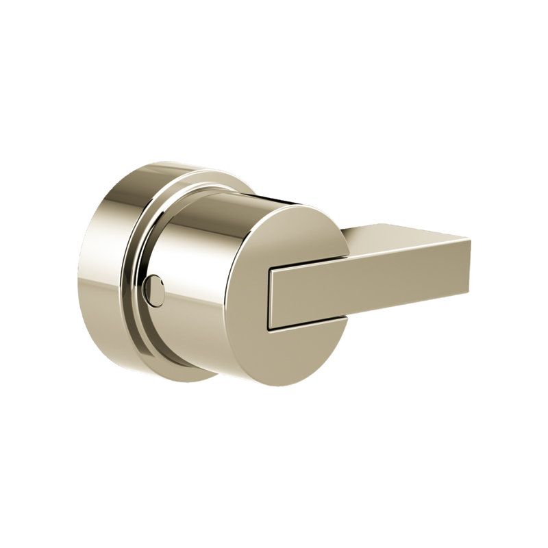 Litze Valve Trim with Handle and Mixing Cartridge, Lever, Polished Nickel