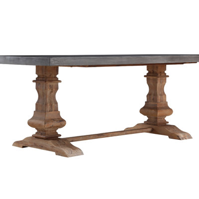 Dainara Solid Wood Base Dining Table